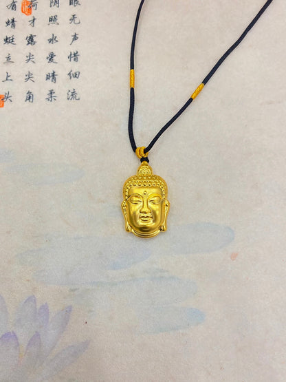 Ancient Dharma Golden Buddha Head