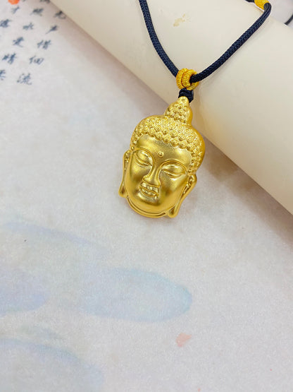 Ancient Dharma Golden Buddha Head