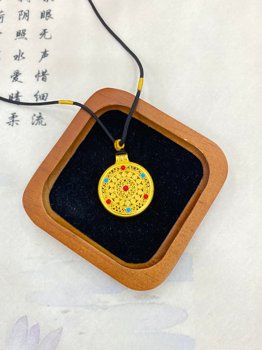 Ping An Joy Compass Pendant