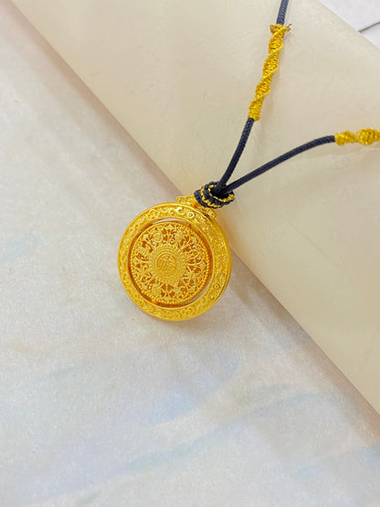 Transit compass pendant