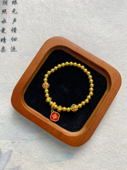 Fuyun enamel bracelet