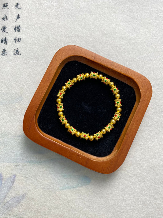 Linglong enamel bracelet