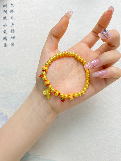 Ping An enamel bracelet