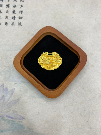 Qianli Jiangshan Lock Pendant