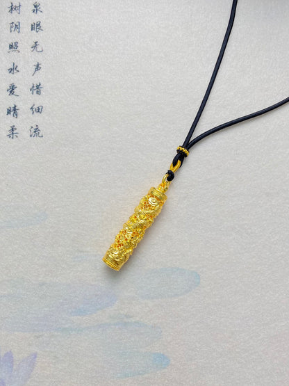 Dragon pillar pendant