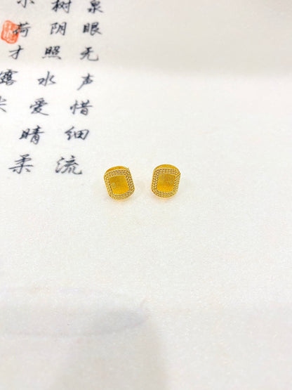 Square earrings