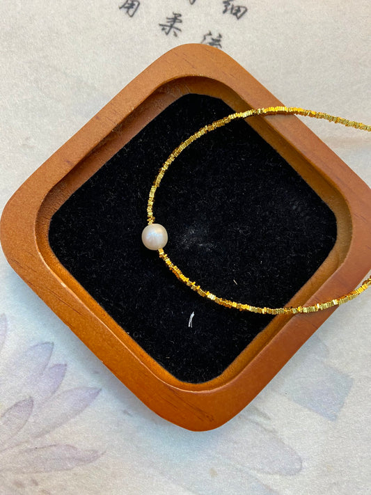 Pearl Gold Necklace