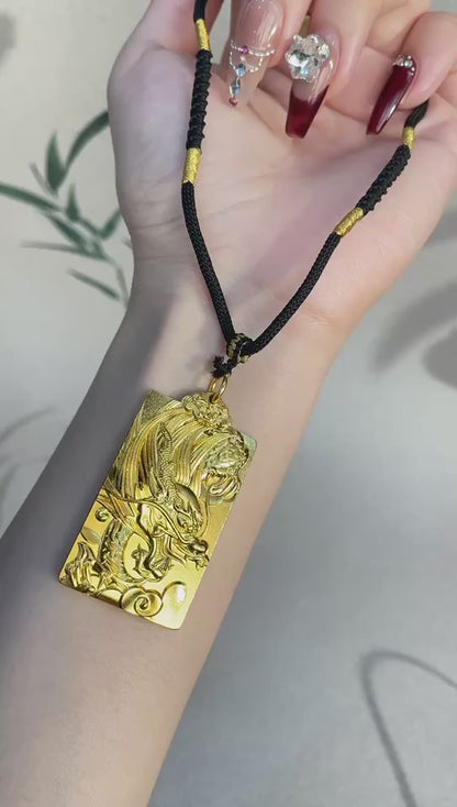 Five Claw Golden Dragon Pendant