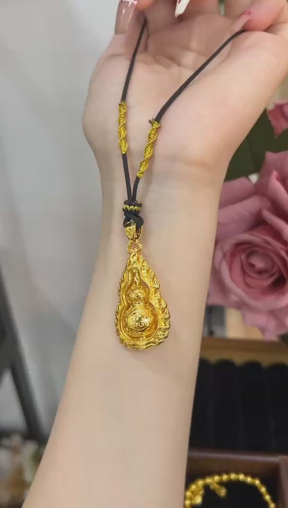 Flame gourd pendant