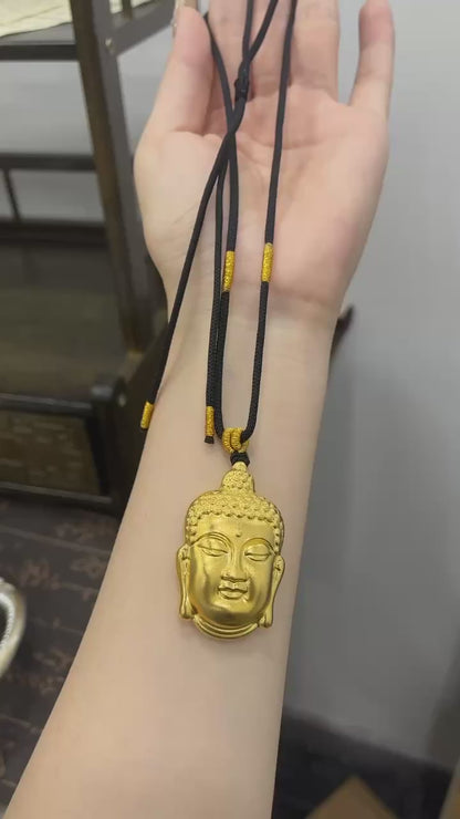 Ancient Dharma Golden Buddha Head